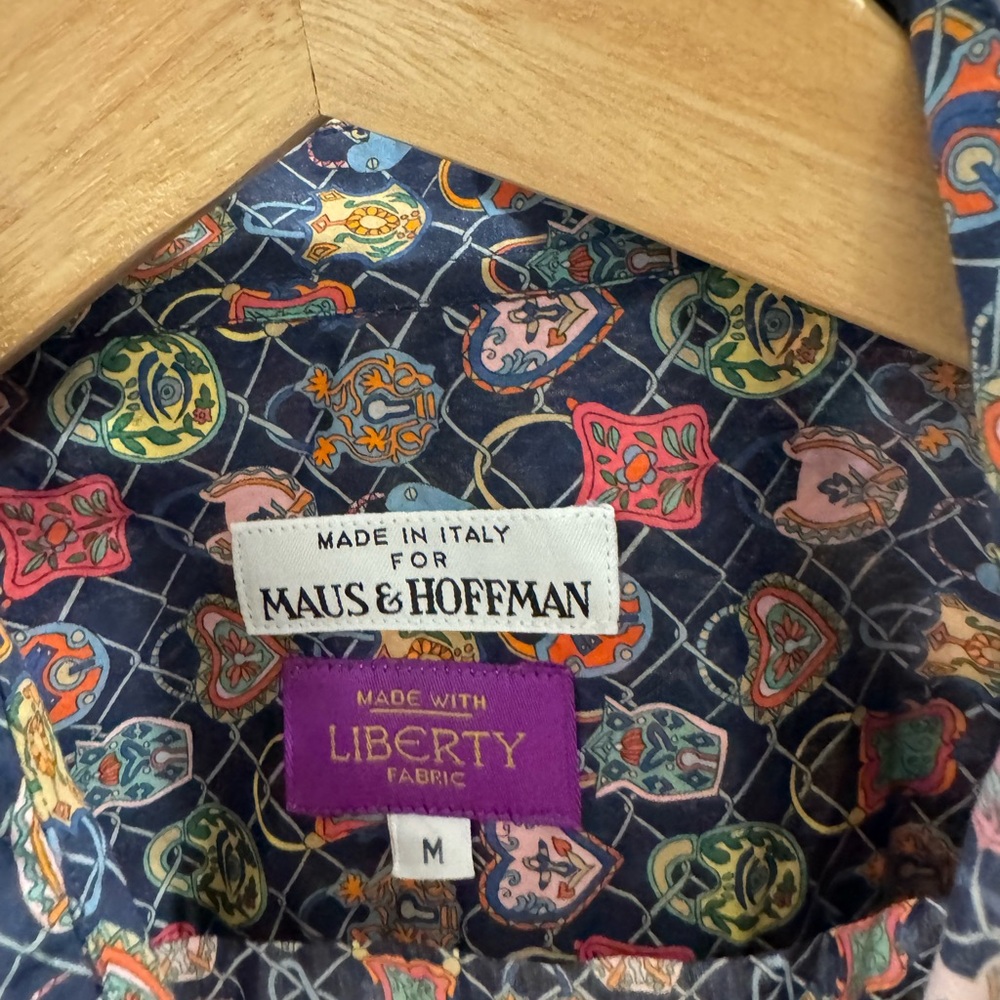 Maus & Hoffman Liberty print women’s shirt (medium)